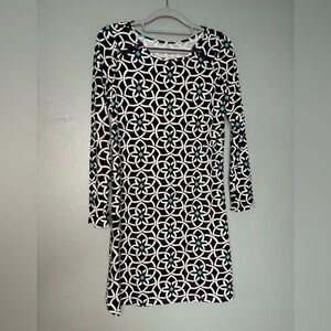 Banana Boat black, blue, and white UPF 50+ dress summer beach‎ vacation